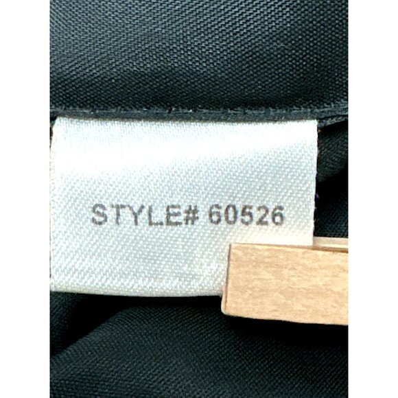 Ann Taylor Petites 2P Navy Blue Striped Silk Sleeveless Blouse Vintage Evening - Picture 11 of 14